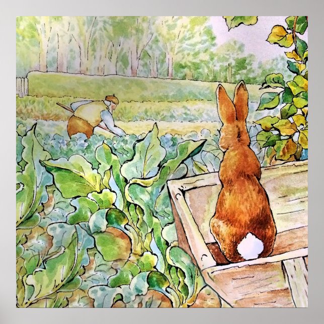 Poster Peter le lapin dans le Vegie Garden de M. Mc Grego (Devant)