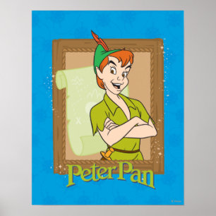 Poster Peter Pan - Cadre