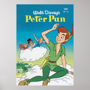 Poster Peter Pan de Walt Disney Vintage