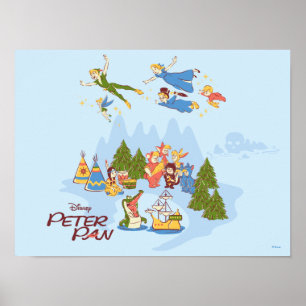 Poster Peter Pan survole le pays