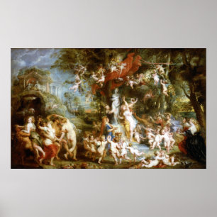 Poster Peter Paul Rubens La fête de Vénus