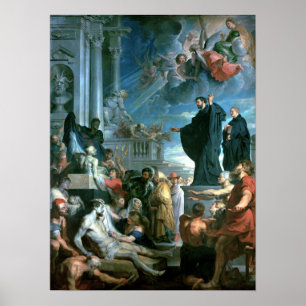 Poster Peter Paul Rubens Les miracles de saint François