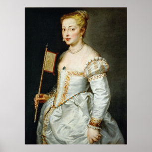 Poster Peter Paul Rubens Portrait d'une dame