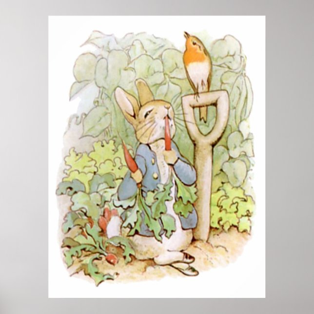 Poster PETER RABBIT Caractères de pépinière Peter Rabbit  (Devant)