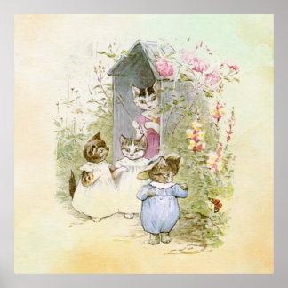 Poster Peter Rabbit (chats)