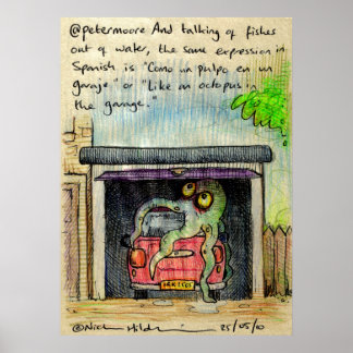 Poster @petermoore irkafirka print