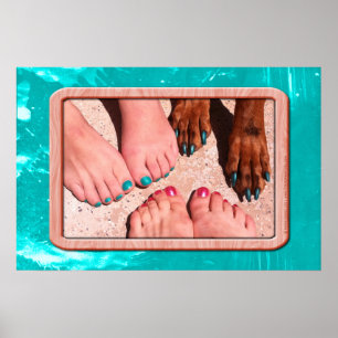 Poster Peticure - Journée Spa de pédicure