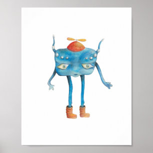 Poster Petit Alien Pi