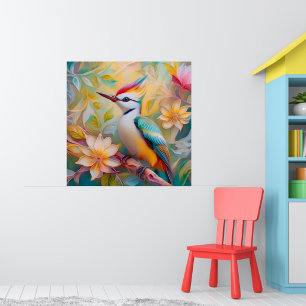 Poster Petit arc-en-ciel Pic Imaginaire Oiseau