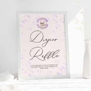 Poster Petit Baby shower de rousseur de Pearl
