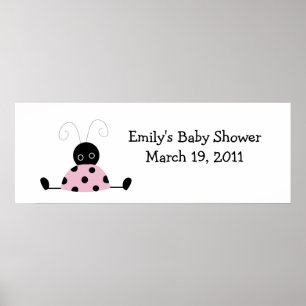 Poster PETIT Baby shower D'ÉCHELLE / Bannière Anniversair