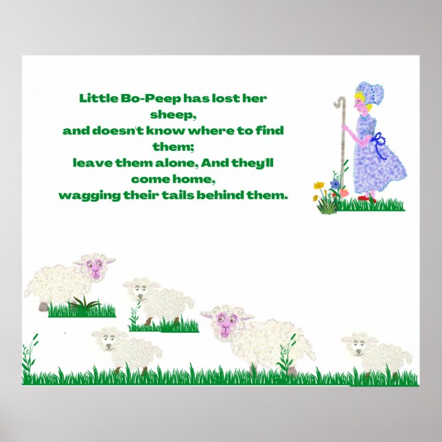 Poster Petit Bo-Peep point photo fantastique (Devant)