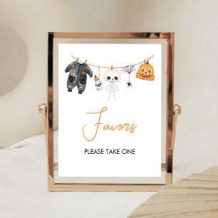 Poster Petit Boo Halloween Ligne de vêtements Favors Pann