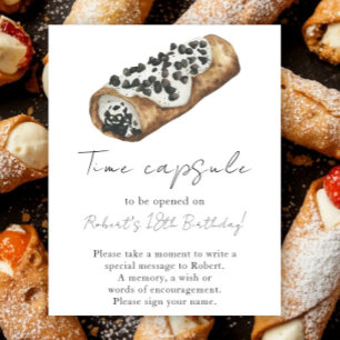 Poster Petit Capsule Temporel Cannoli 1er anniversaire