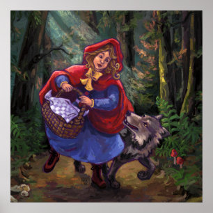 Poster Petit Chaperon Rouge
