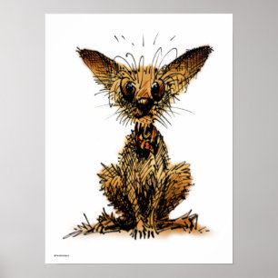 Poster Petit chien mignon