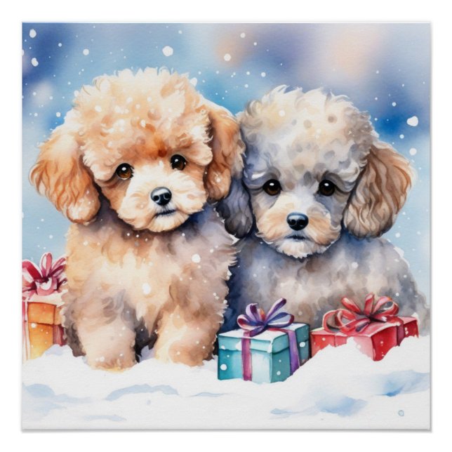 Poster Petit chiot (Devant)