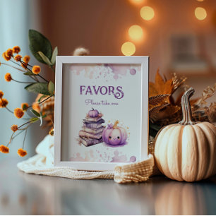 Poster Petit citrouille halloween Les faveurs s'il vous p