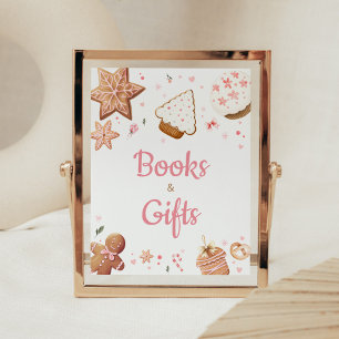 Poster Petit Cookie de Noël rose Livres et Cadeaux