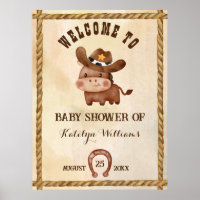 Petit cow-boy mignon bébé cheval dans un baby show
