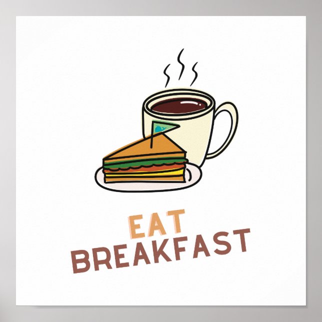 Poster Petit Déjeuner (Devant)