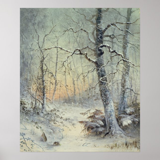 Poster Petit déjeuner d'hiver (Devant)