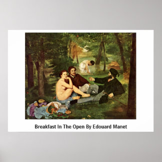 Poster Petit Déjeuner En Plein Air D'Edouard Manet