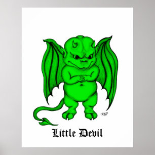 Poster Petit diable méchant
