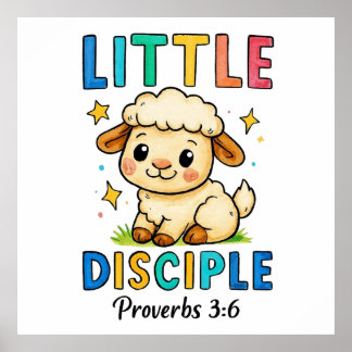 Poster Petit disciple Proverbes 3:6