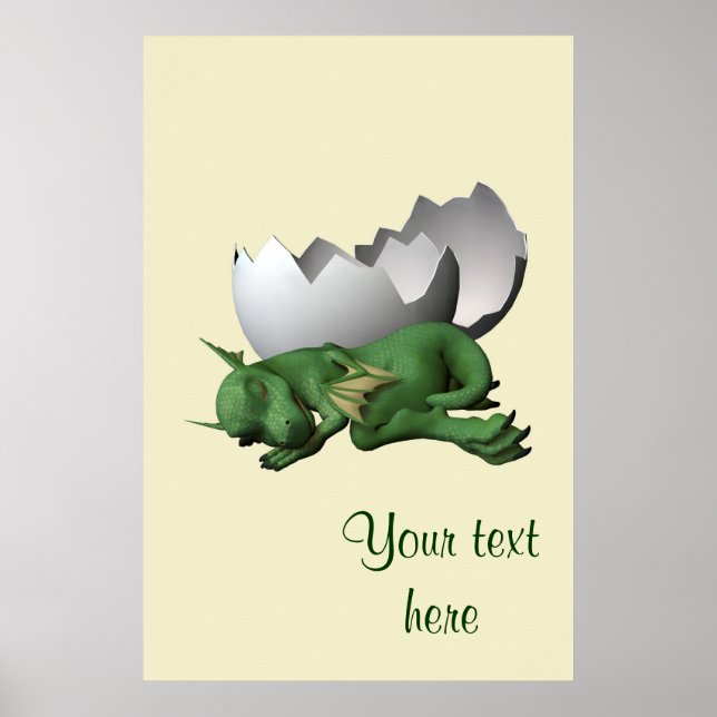 Poster Petit Dragon (Devant)
