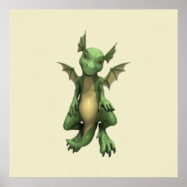 Poster Petit dragon (Devant)