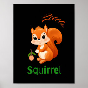 Poster Petit écureuil 