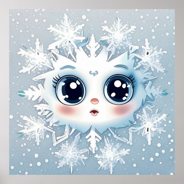 Poster Petit flocon de neige 2 (Devant)