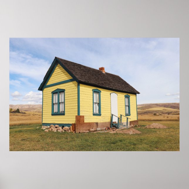 Poster Petit gîte jaune (Devant)