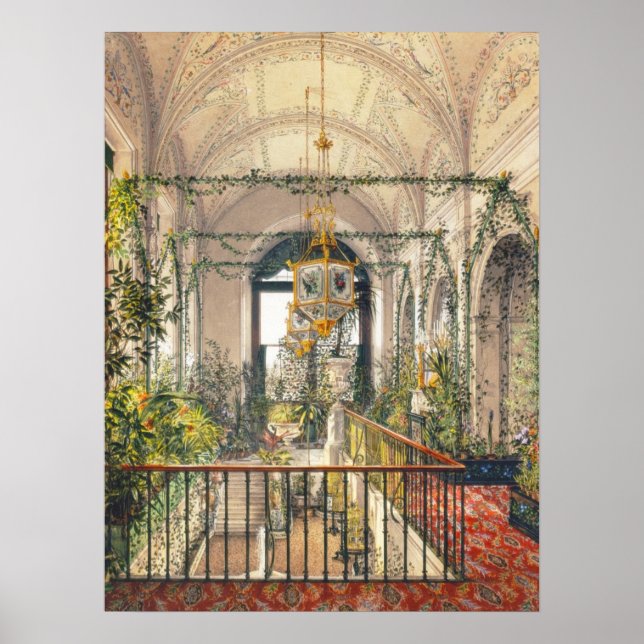 Poster Petit Jardin d'hiver Empress Alexandra Fyodorovna (Devant)