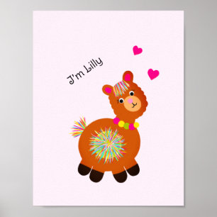 Poster Petit Lama