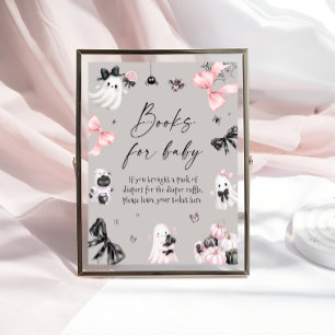 Poster Petit livre Halloween Livres pour bébé