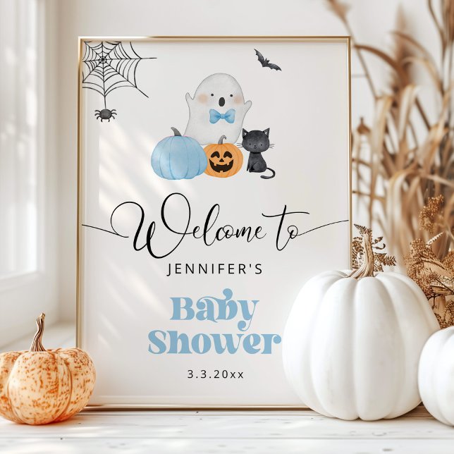 Poster Petit livre presque dû baby shower accueil (Créateur téléchargé)