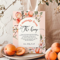 Petit message de baby shower de pêche de la bosse