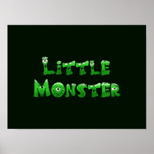 Poster Petit monstre tombé