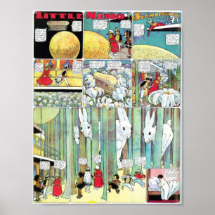 Poster Petit Nemo et lapins