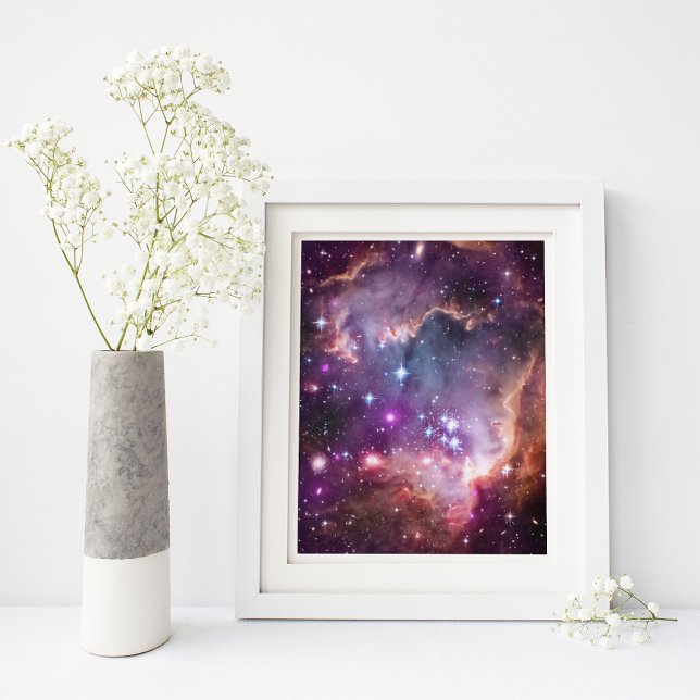 Poster Petit Nuage de Magellan violet (Créateur téléchargé)