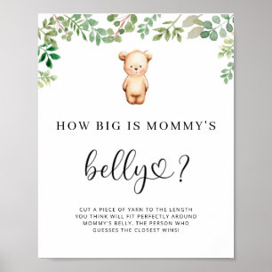 Poster petit ours quelle taille est l'affiche de jeu vent