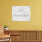 Petit Papillon Coral Girl Baby shower Guess Date