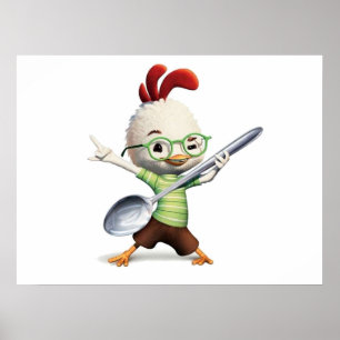 Poster Petit poulet dansant