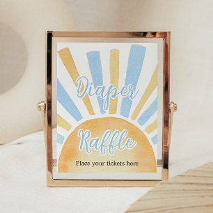 Poster Petit rayon de soleil Raffle de couche de soleil