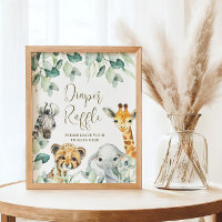 Petit Sauvageon Safari Baby Shower Tirage de Couch