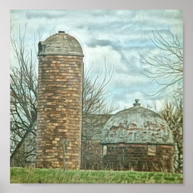 Poster Petit Silo, Grand Silo (Devant)