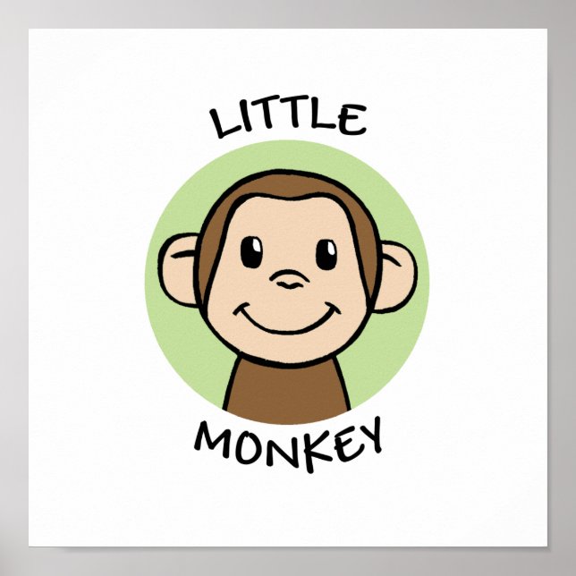 Poster Petit singe (Devant)
