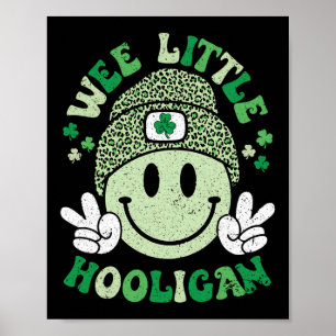 Poster Petit visage souriant de voyou pour la Saint-Patri
